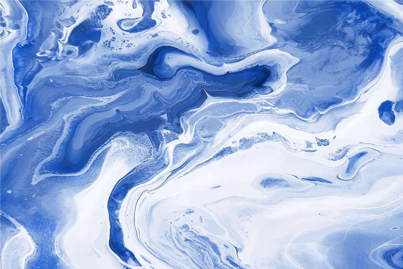 Papier peint marbre bleu et blanc