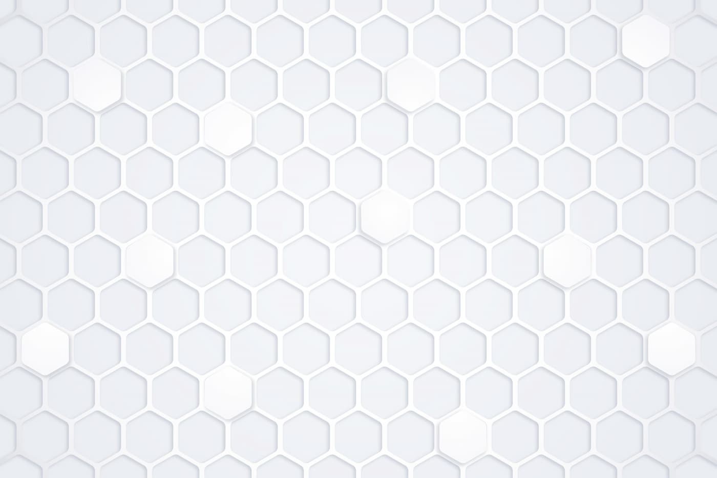 Papier peint géométrique hexagone