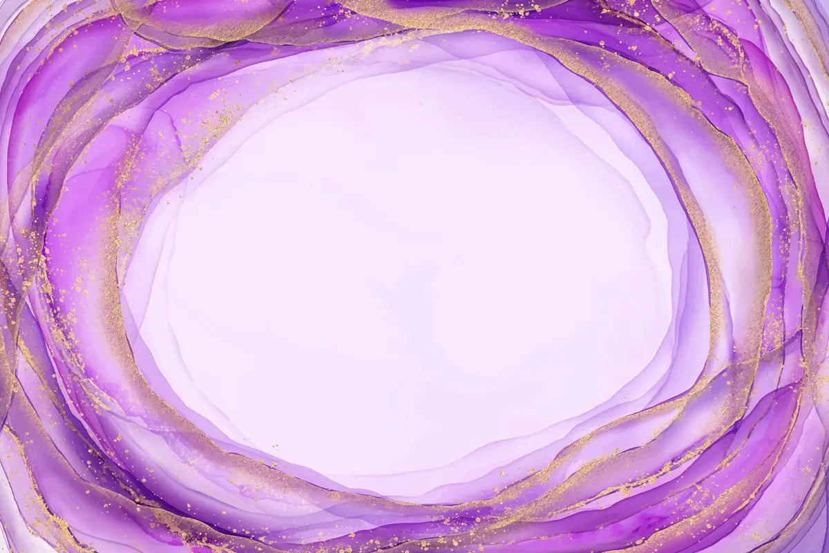 Papier peint rond violet
