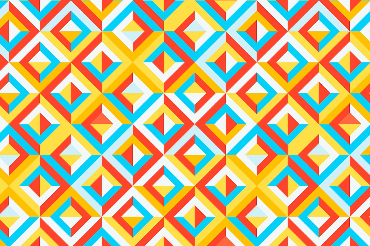 Papier peint imitation mosaïque