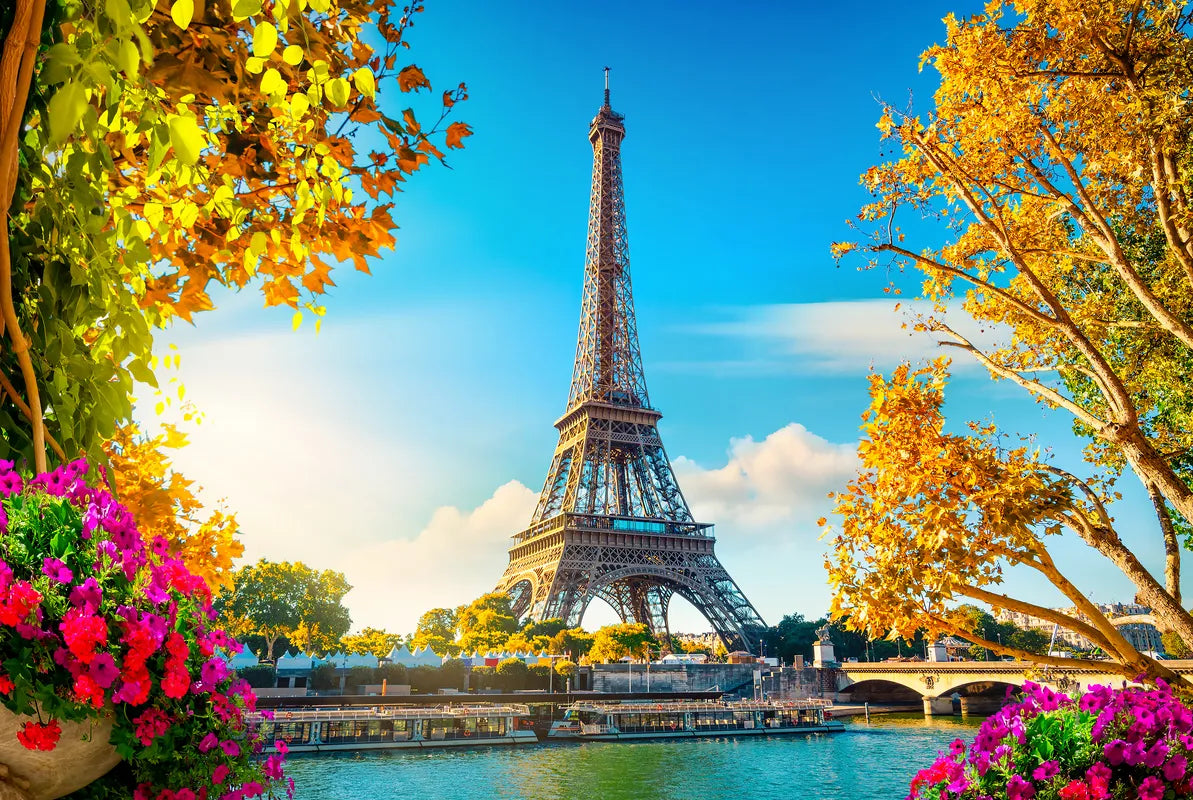 Papier peint panoramique paris tour eiffel