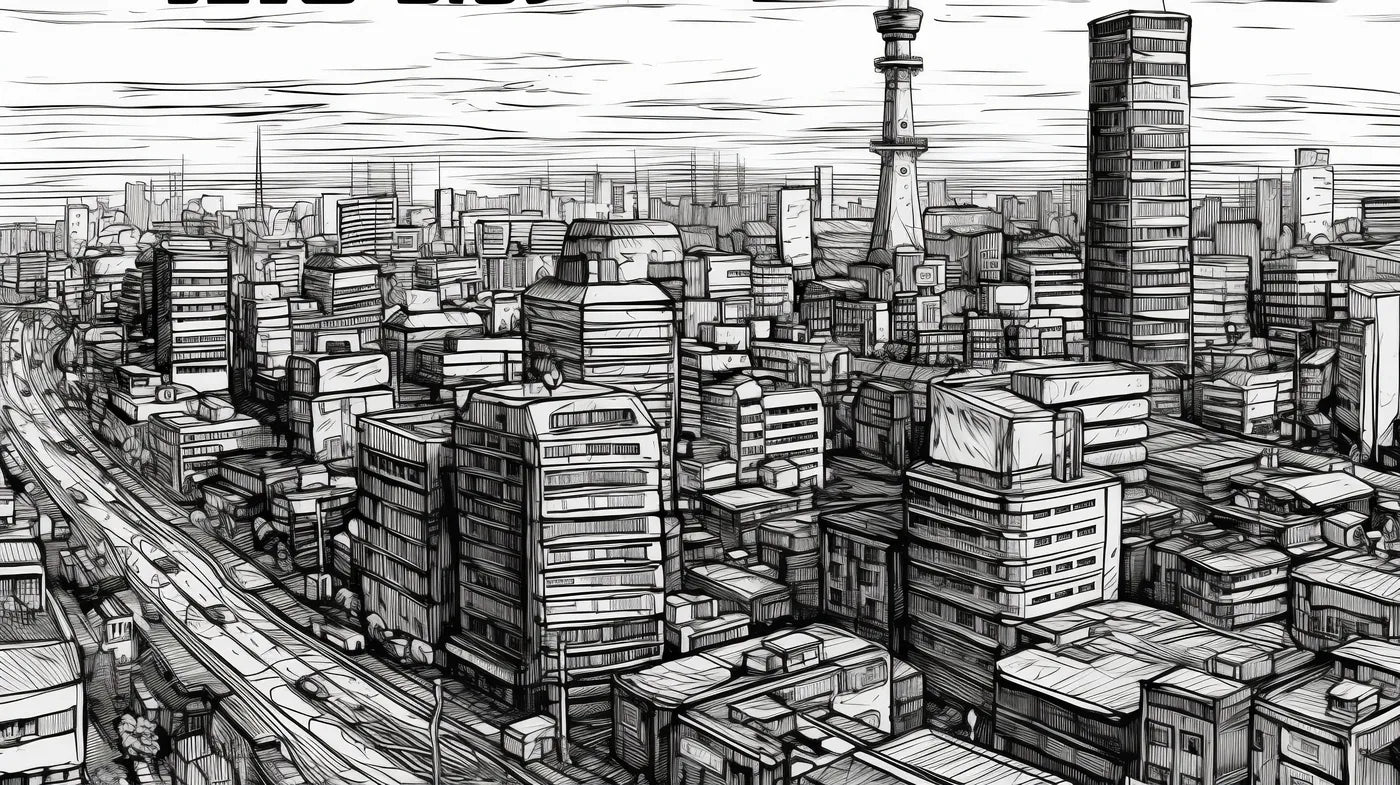 Papier peint panoramique buildings créatifs