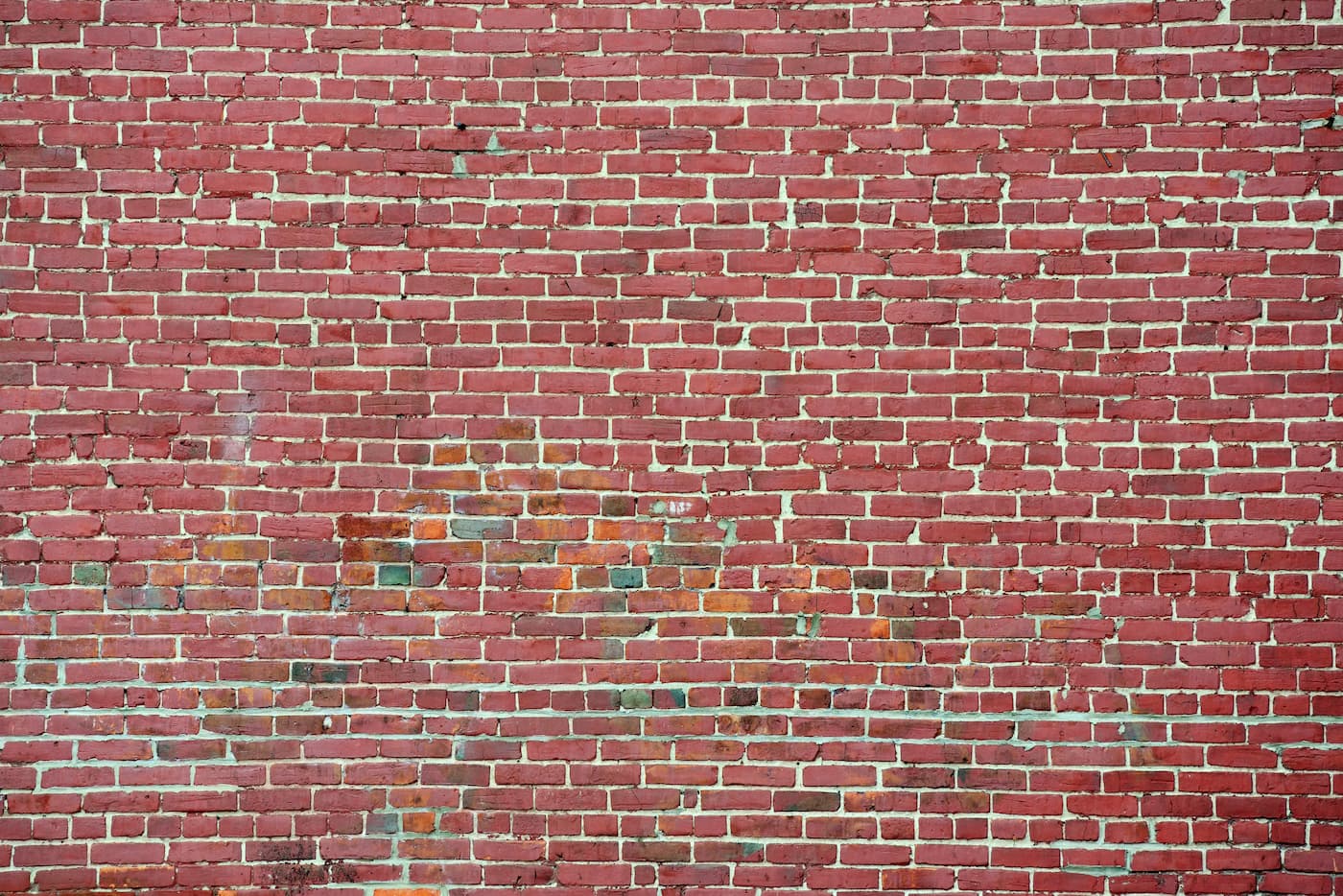 Papier peint briques rouge retro