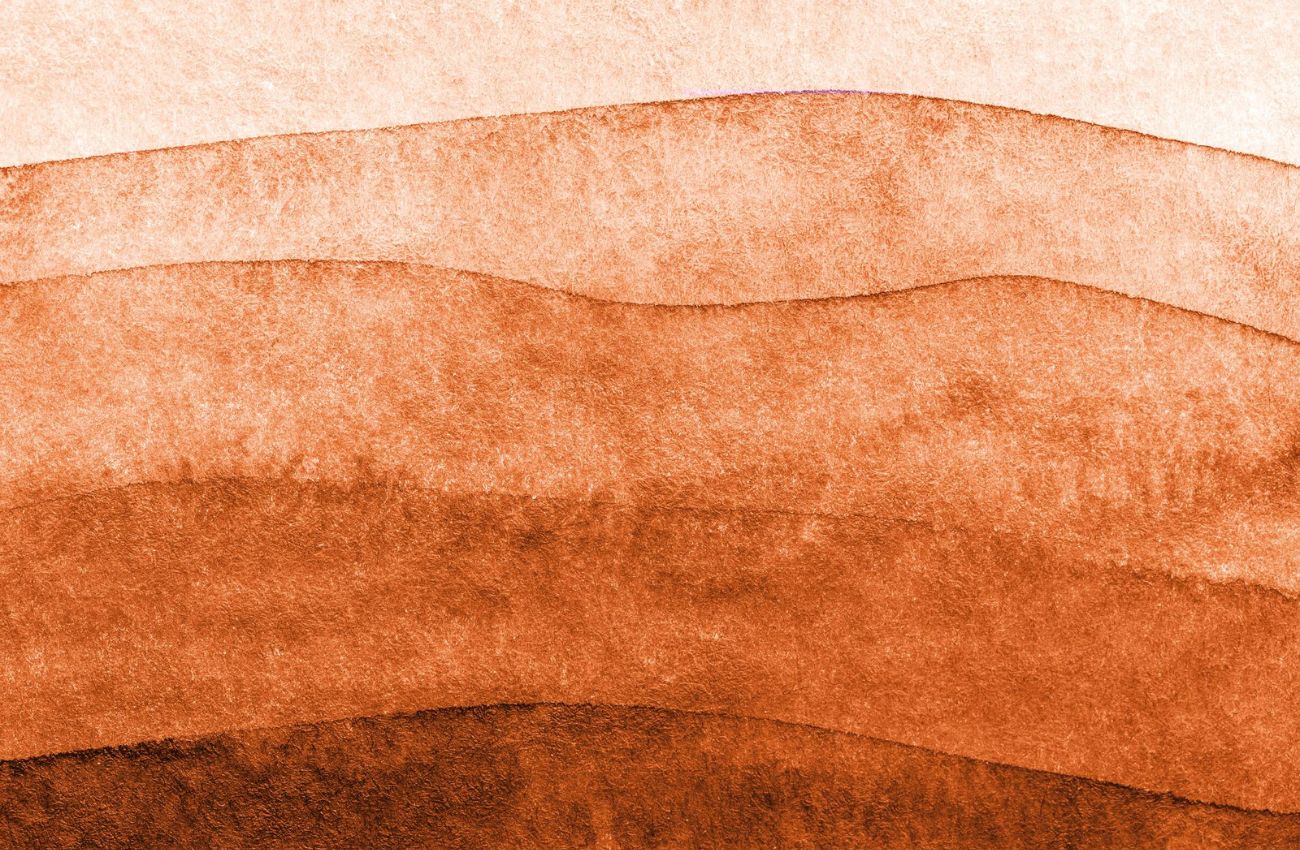Papier peint motif terracotta