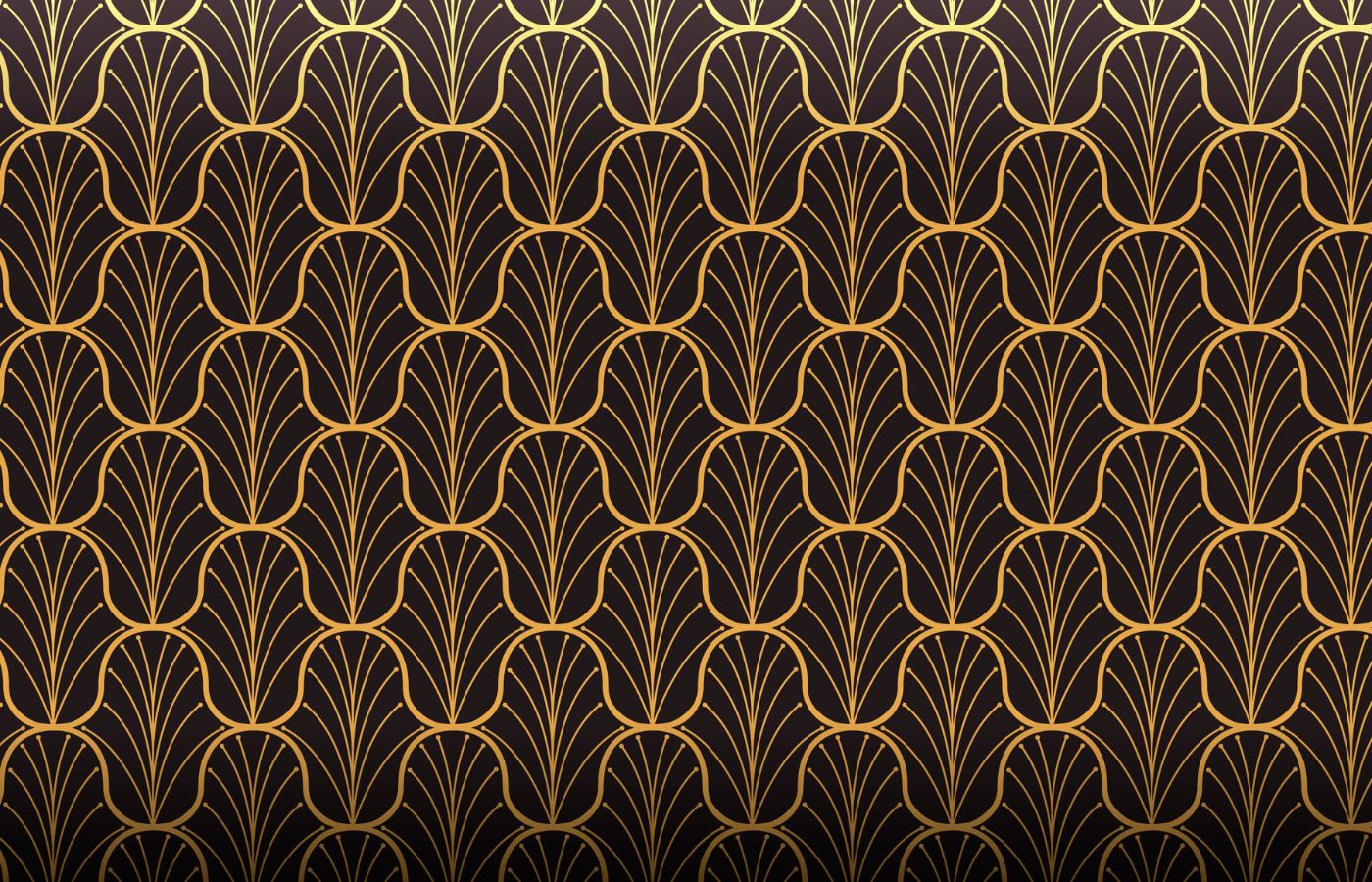 Papier peint tête de lit art déco