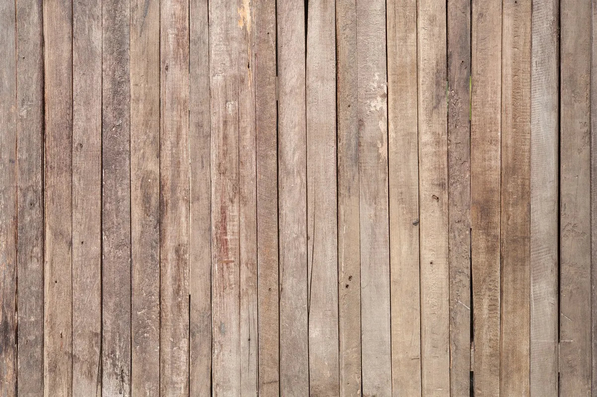Papier peint planches de bois marron clair