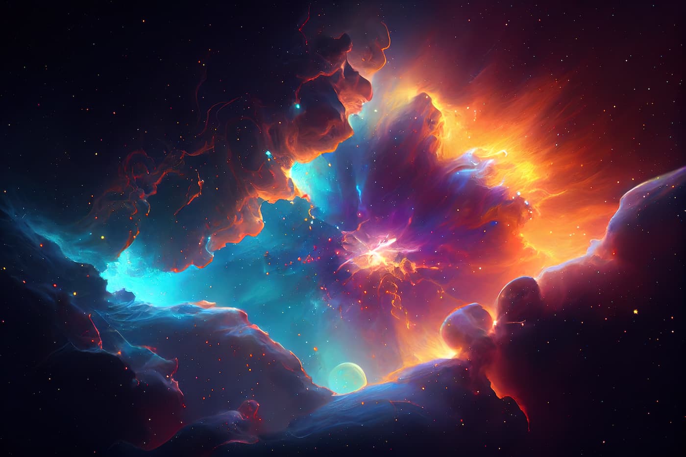 Papier peint galaxie