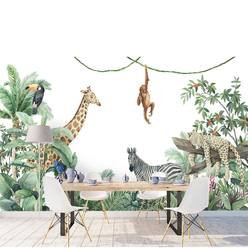 Papier peint animaux savane