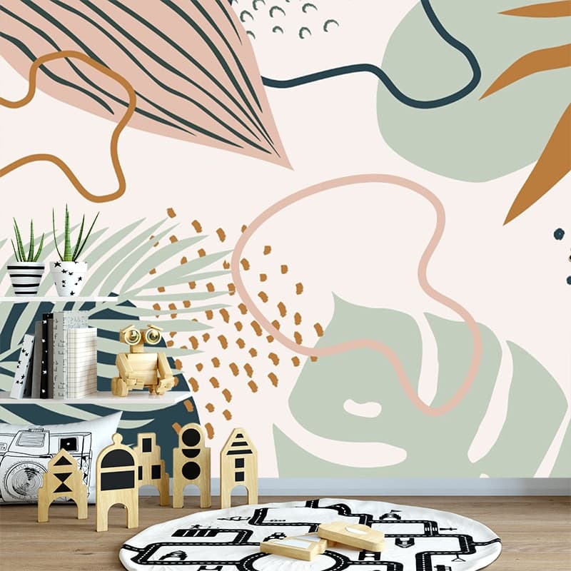 Papier peint feuillage design