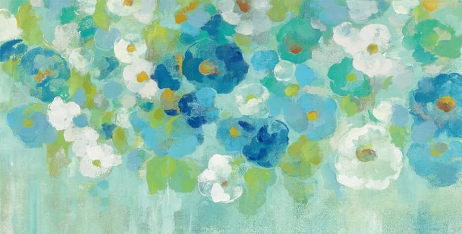 Papier peint floral abstrait