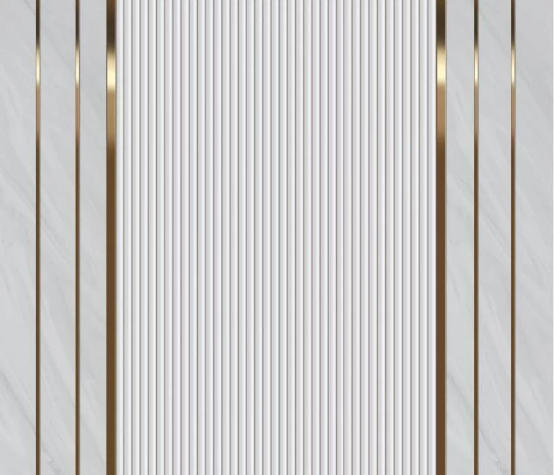 Papier peint design mur linéaire