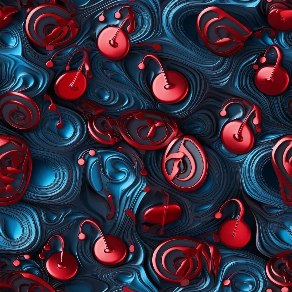 Papier peint note de musique 3D