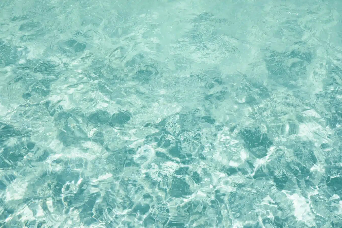 Papier peint eau turquoise