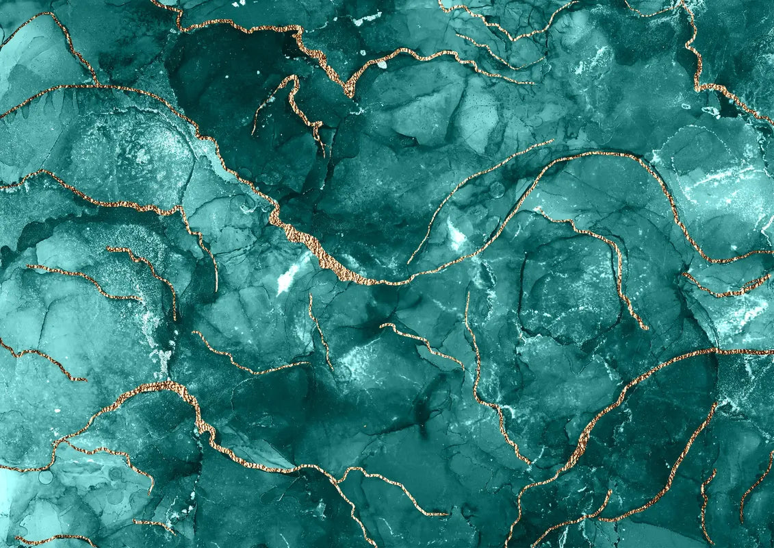 Papier peint malachite