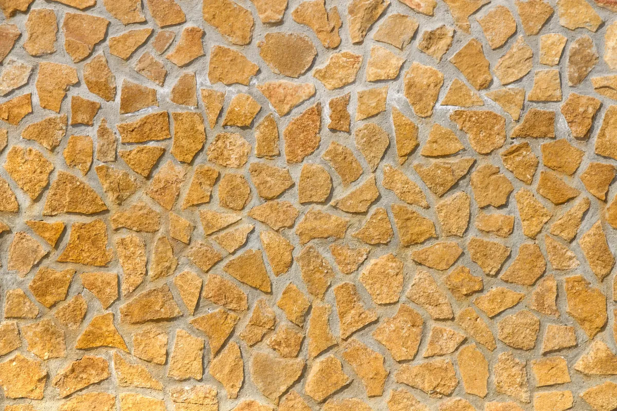 Papier peint mur en pierre orange