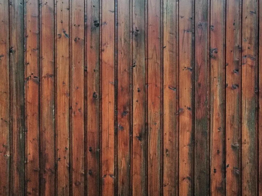 Papier peint planches de bois sombre