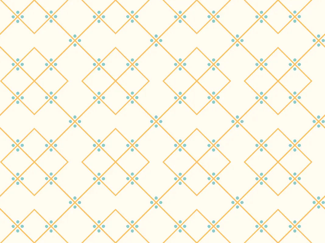 Papier peint motifs géométriques dorés