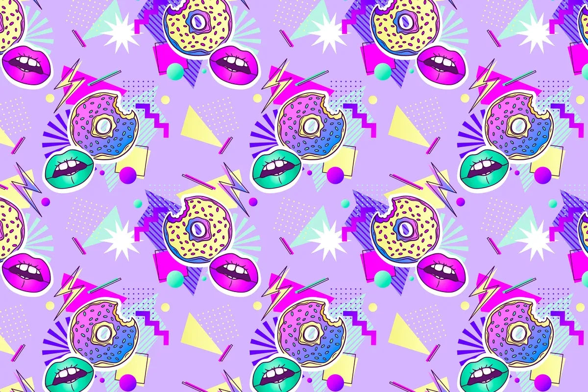 Papier peint solfège POP