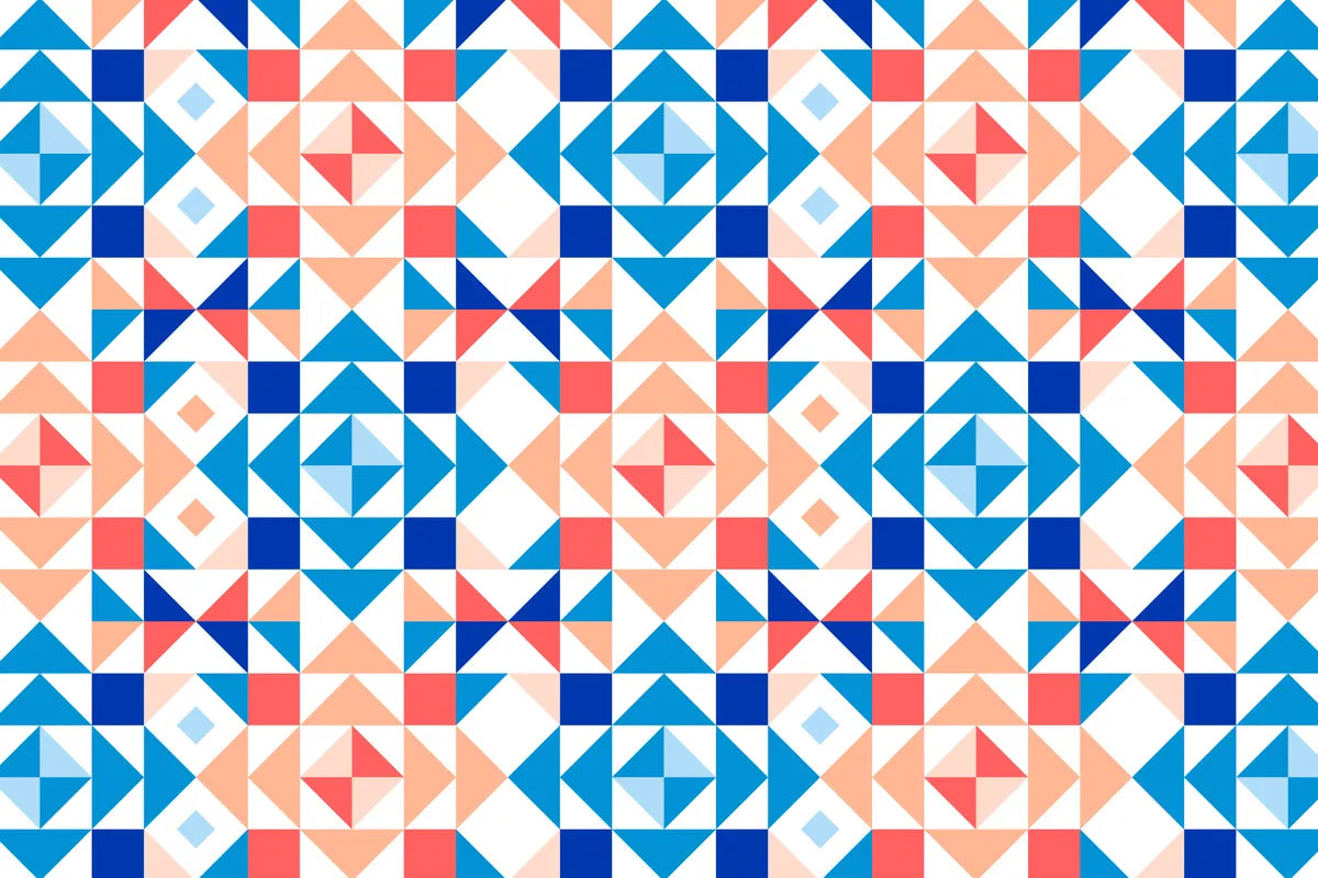 Papier peint triangle géométrique design