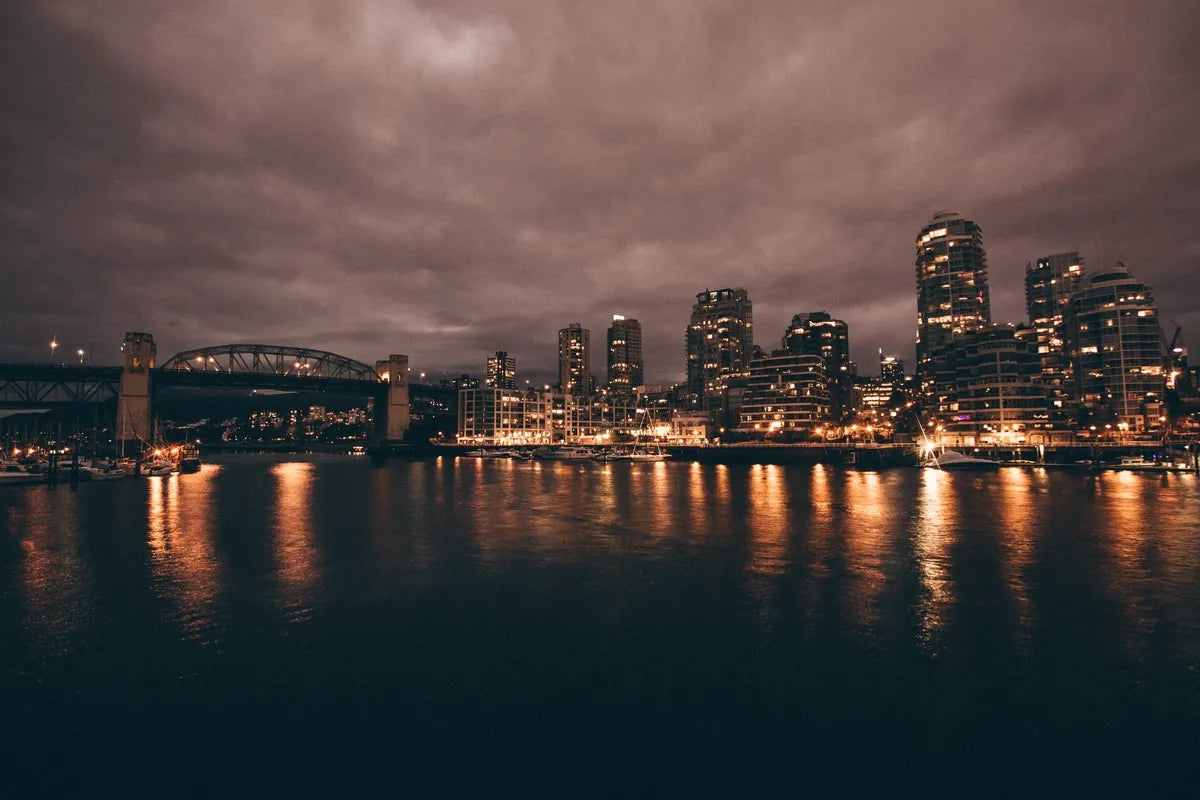 Papier‎ peint‎ panoramique‎ ville‎ de‎ nuit
