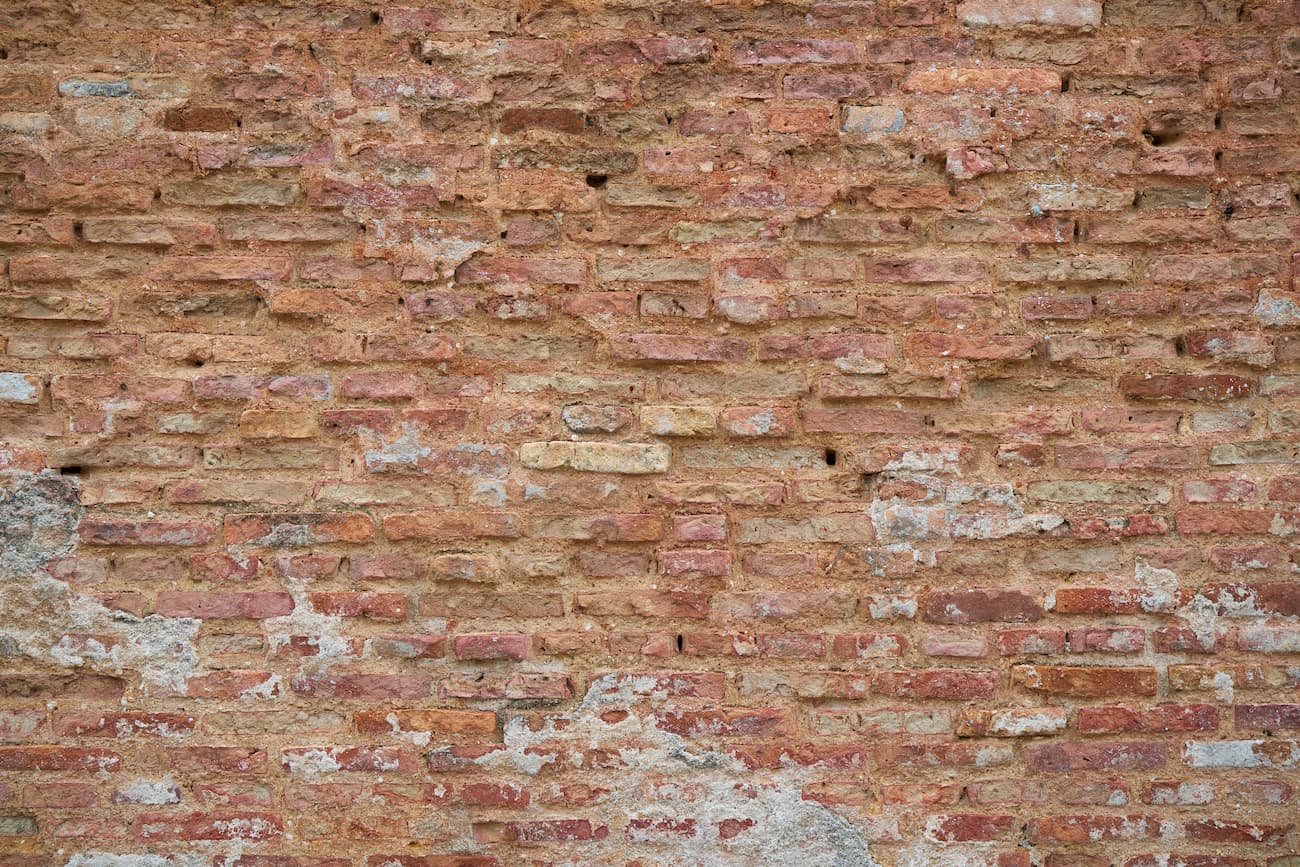 Papier peint briques anciennes