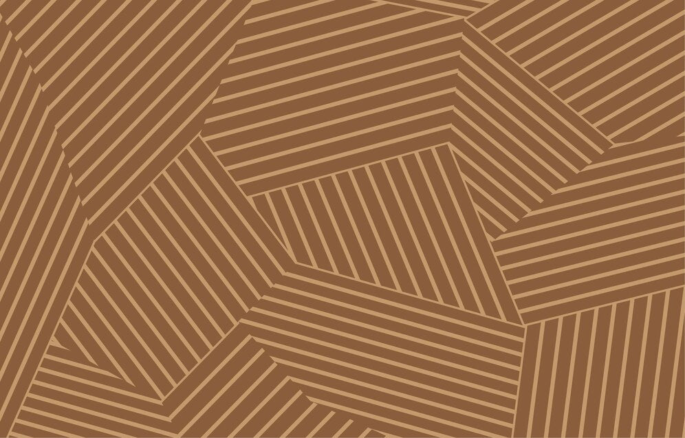 Papier‎ peint‎ design‎ linéaire‎ marron