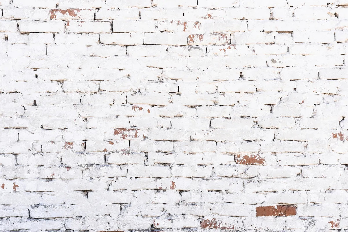 Papier‎ peint‎ mur‎ de‎ brique‎ blanc‎ cassé