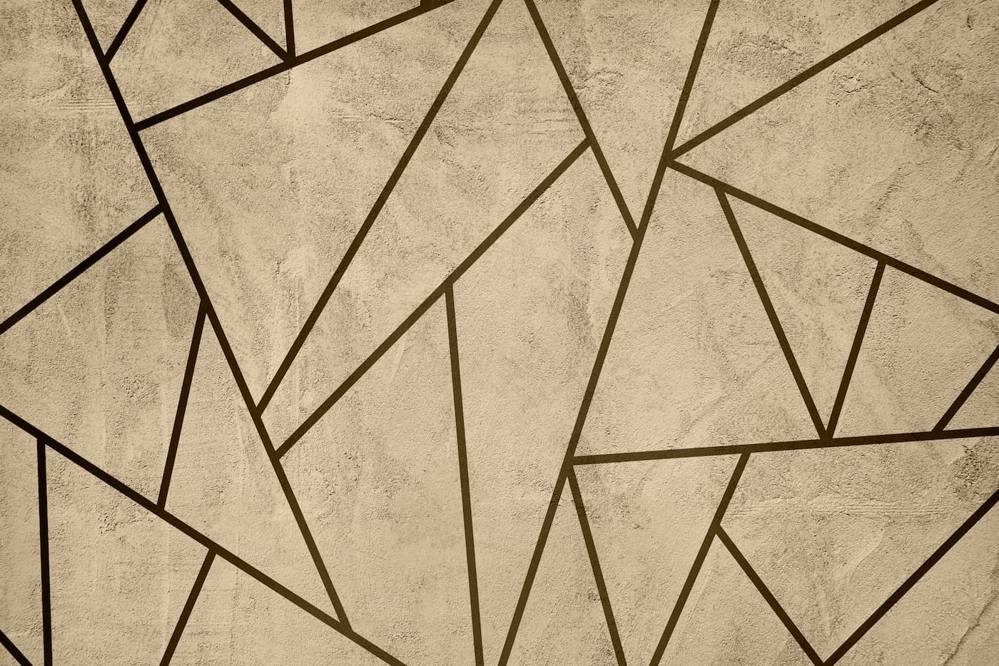 Papier peint géométrique lignes abstraites