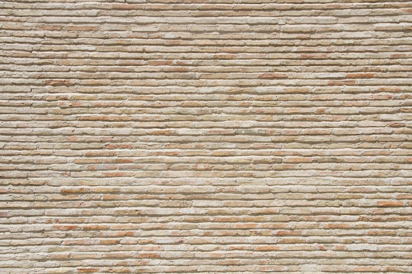 Papier peint brique parement beige