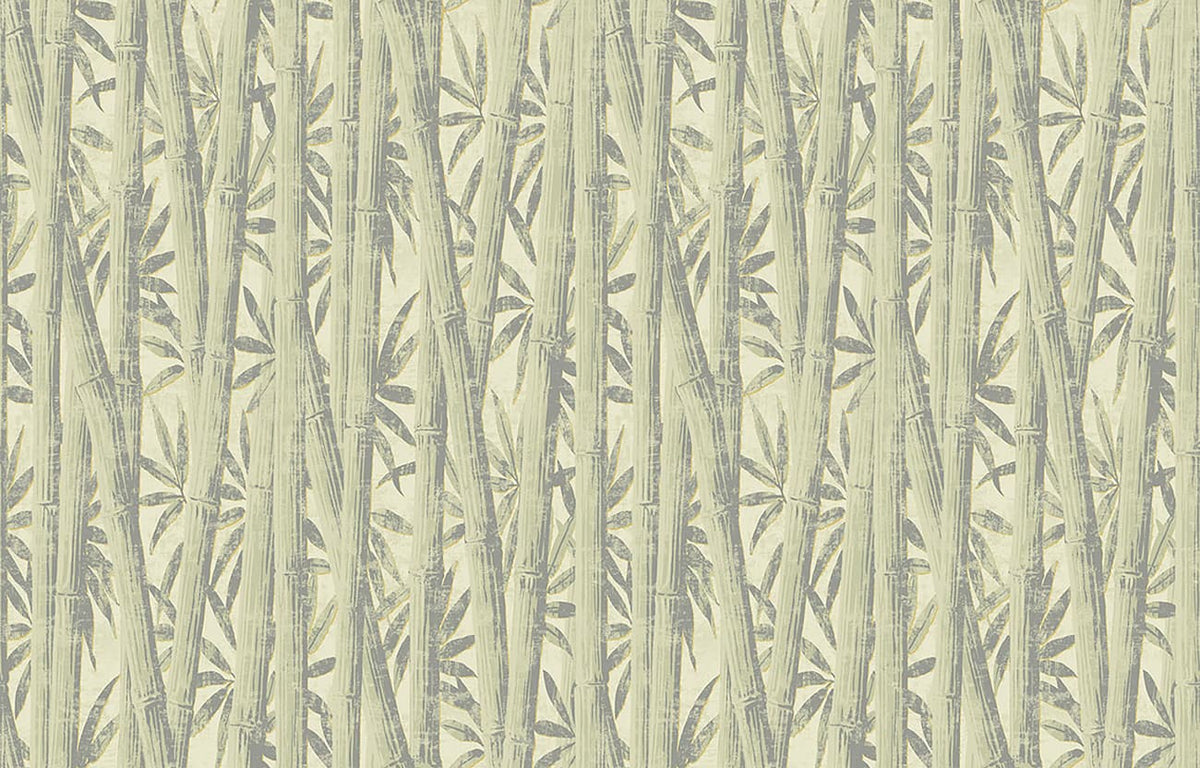Papier‎ peint‎ branches‎ de‎ bambous‎ vintage