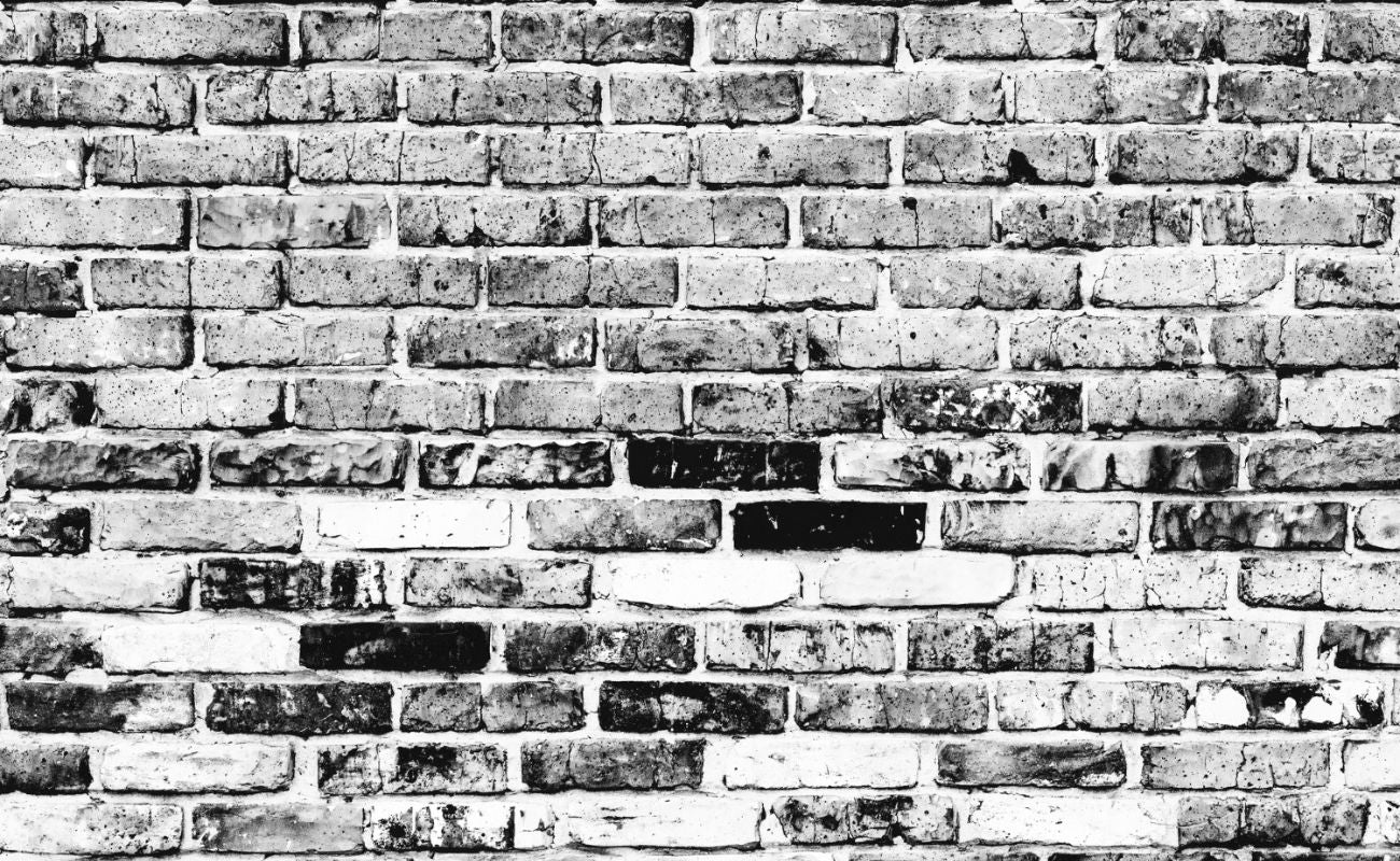 Papier‎ peint‎ brique‎ noir‎ et‎ blanc