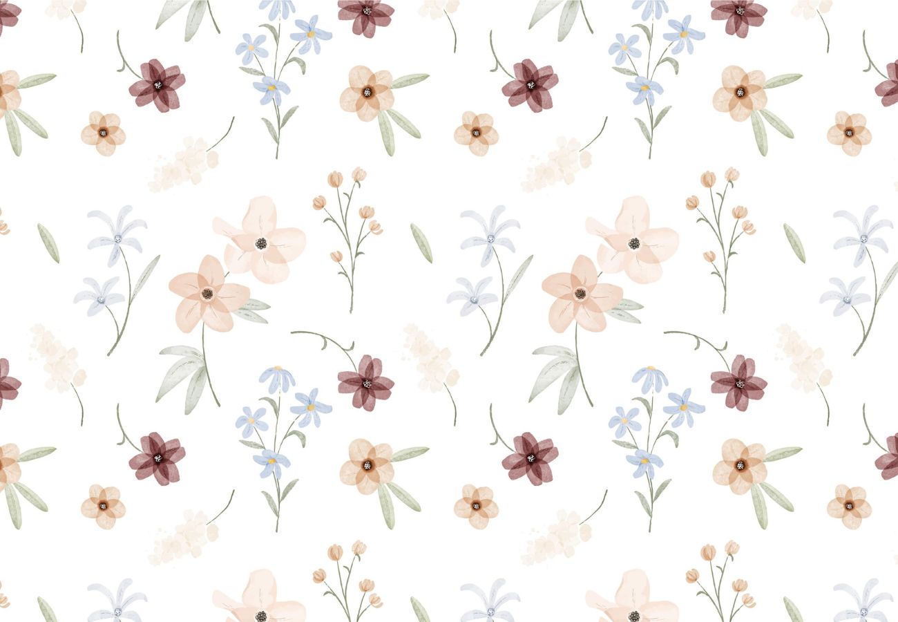 Papier‎ peint‎ fleur‎ aquarelle