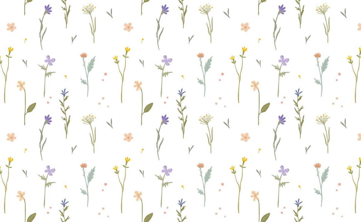 Papier‎ peint‎ fleurs‎ des‎ champs