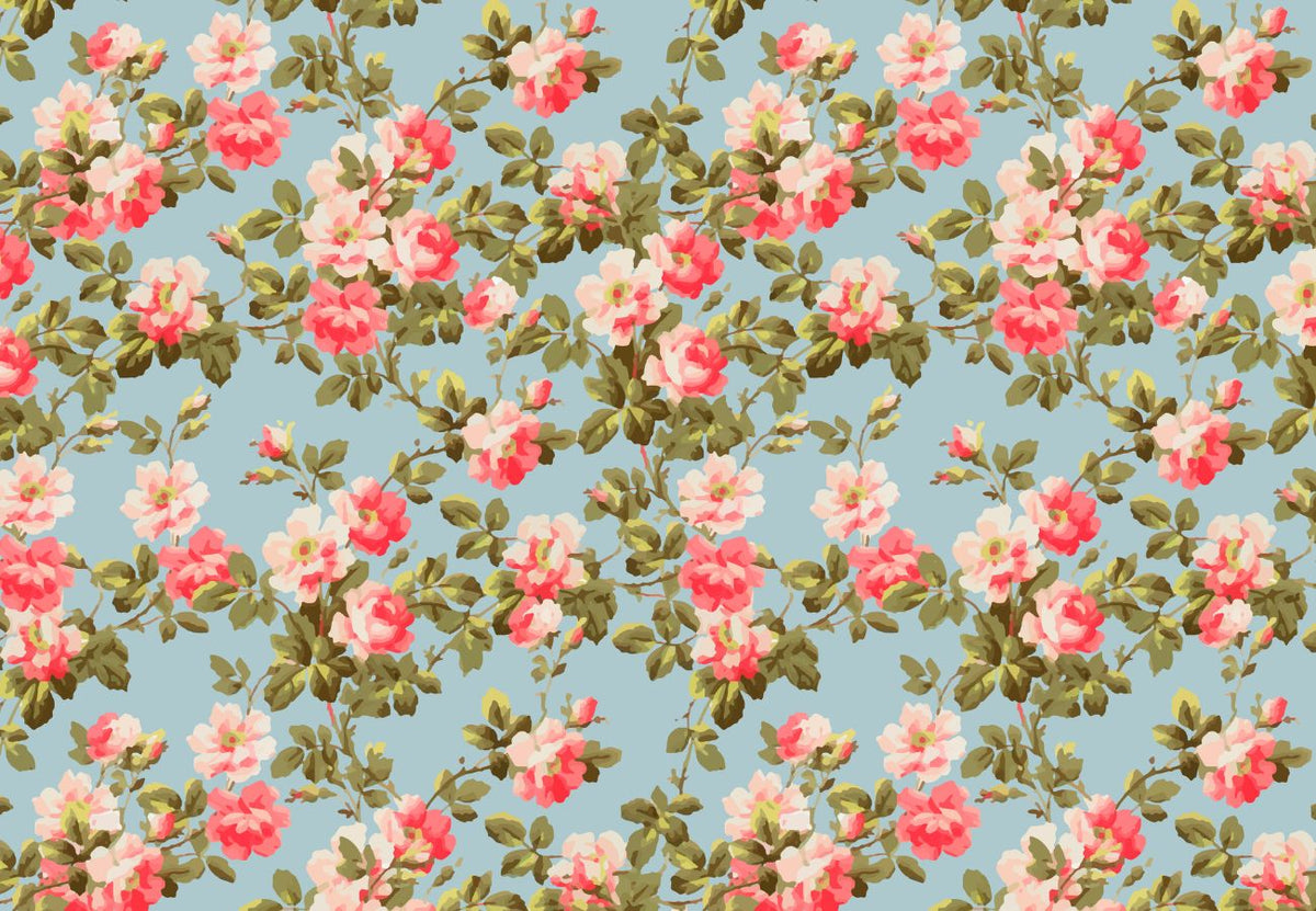 Papier‎ peint‎ fleurs‎ romantiques