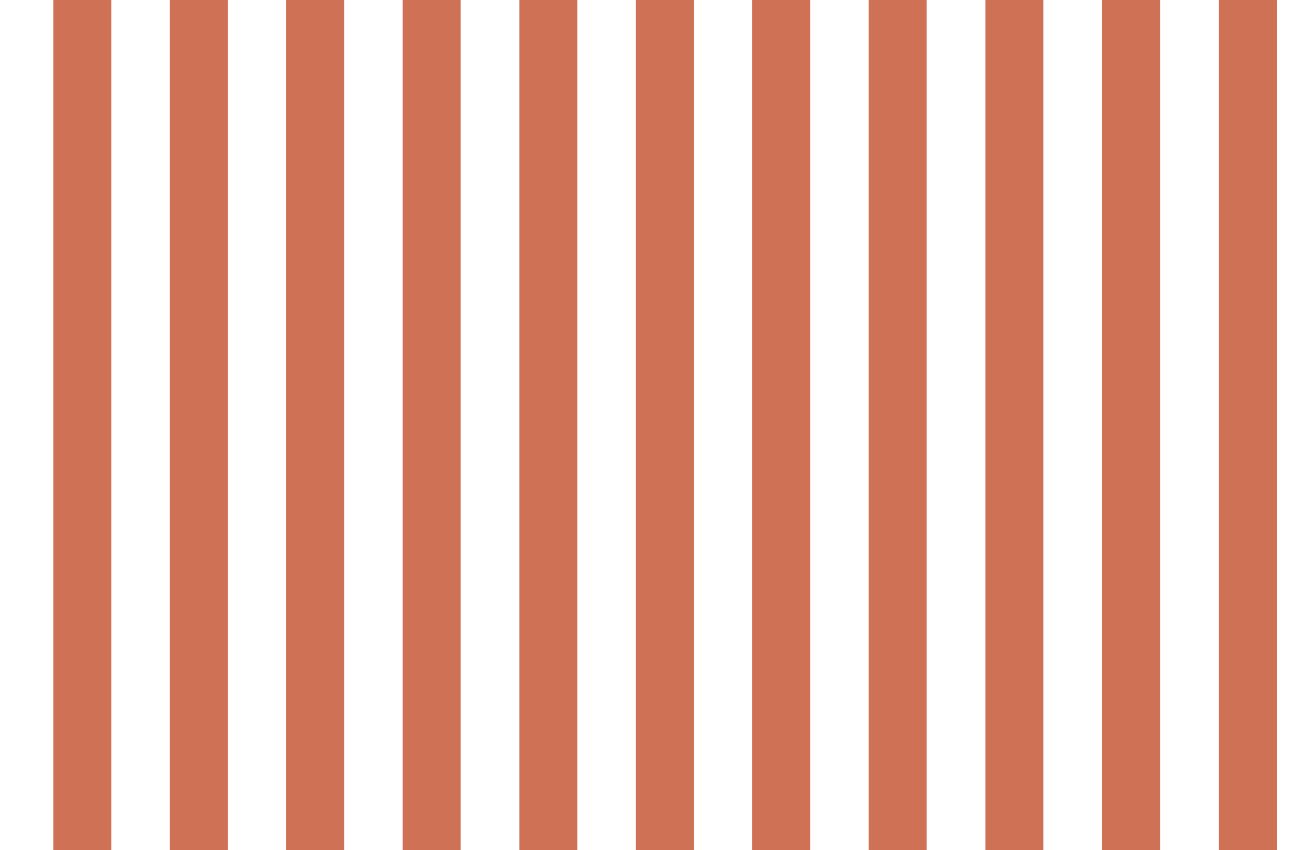 Papier peint rayures orange