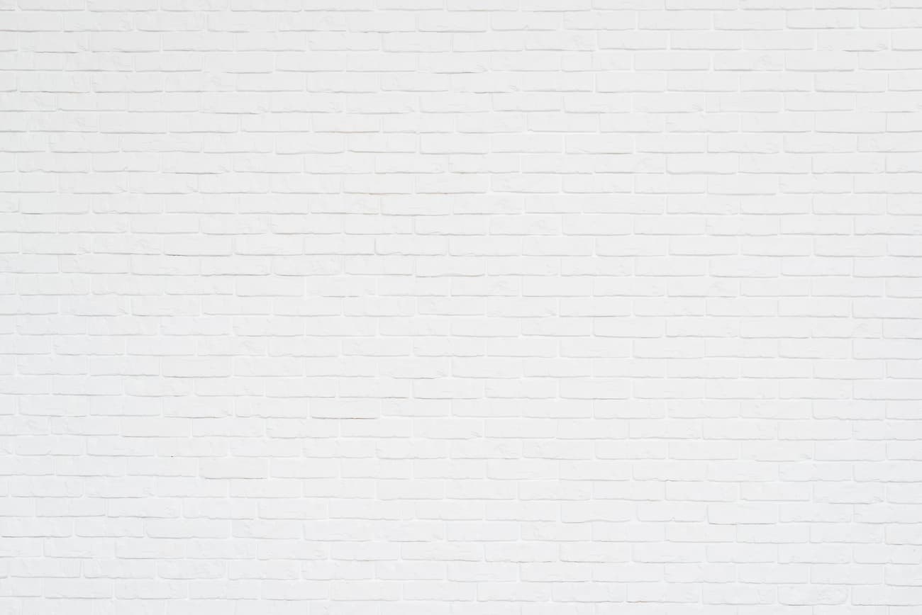 Papier peint briques blanche retro