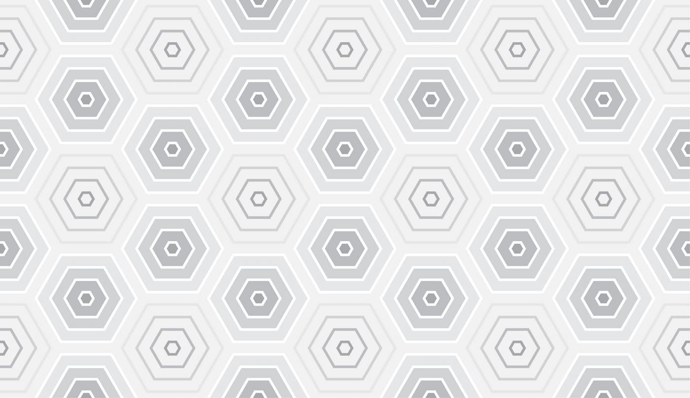 Papier peint géométrique hexagone noir et blanc