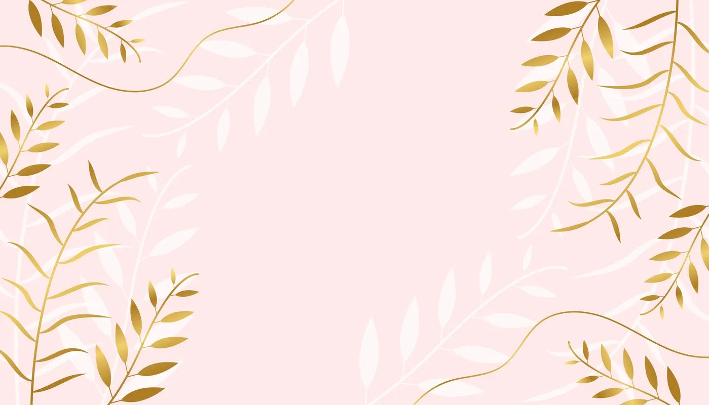 Papier peint plantes tropicales rose