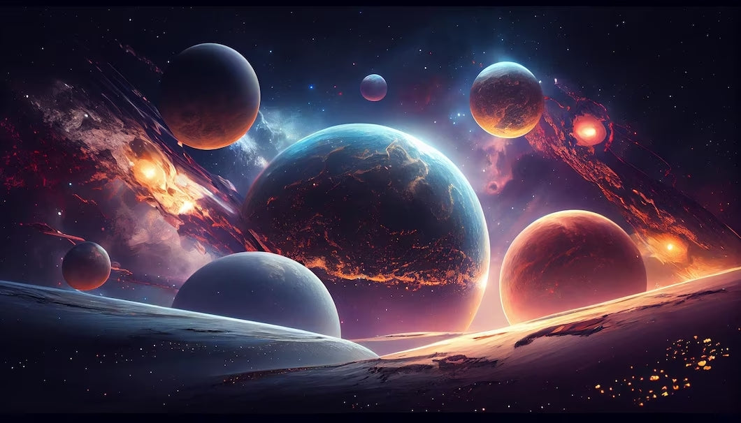 Papier peint enfant espace