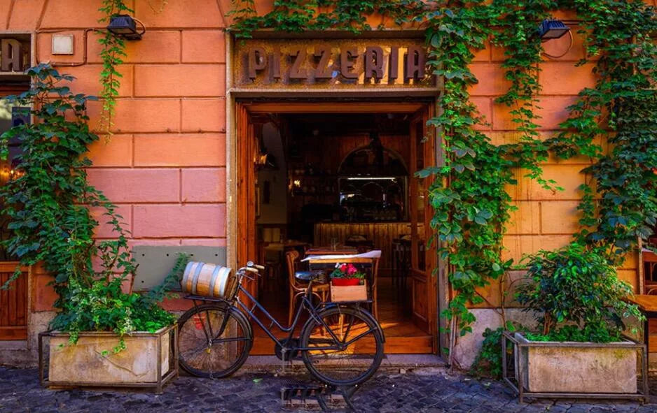 Papier‎ peint‎ panoramique‎ pizzeria‎ italienne