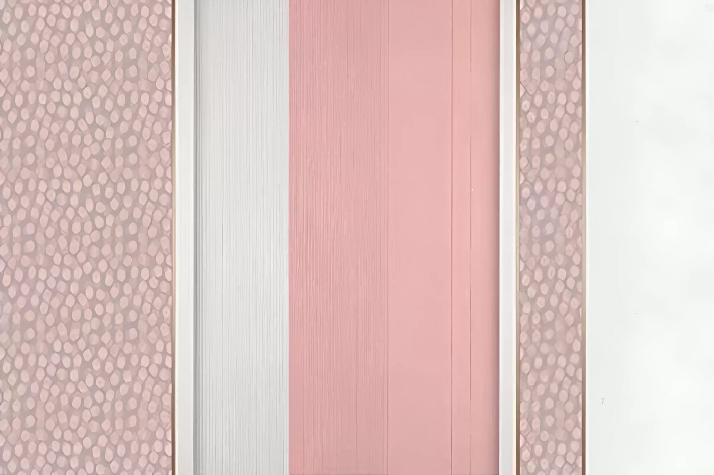 Papier‎ peint‎ géométrique‎ bandes‎ roses
