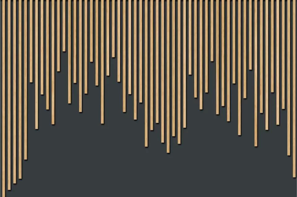 Papier‎‎ peint‎‎ art‎‎ et‎‎ déco‎‎ lignes‎‎ de‎‎ bois