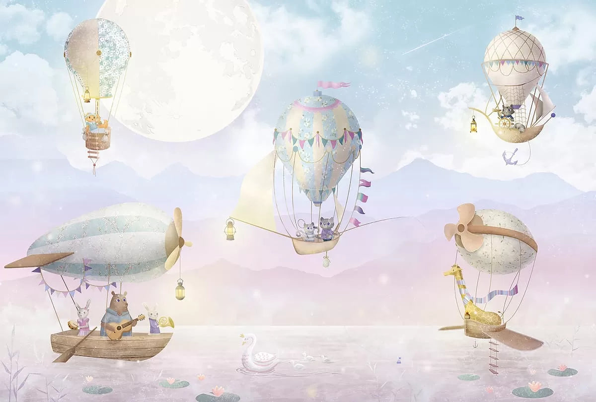 Papier‎ peint‎ enfant‎ monde‎ imaginaire