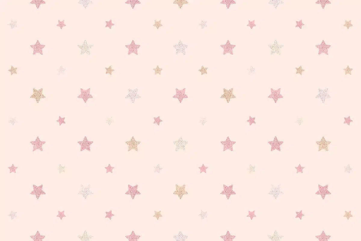 Papier‎ peint‎ enfant‎ étoiles‎ roses