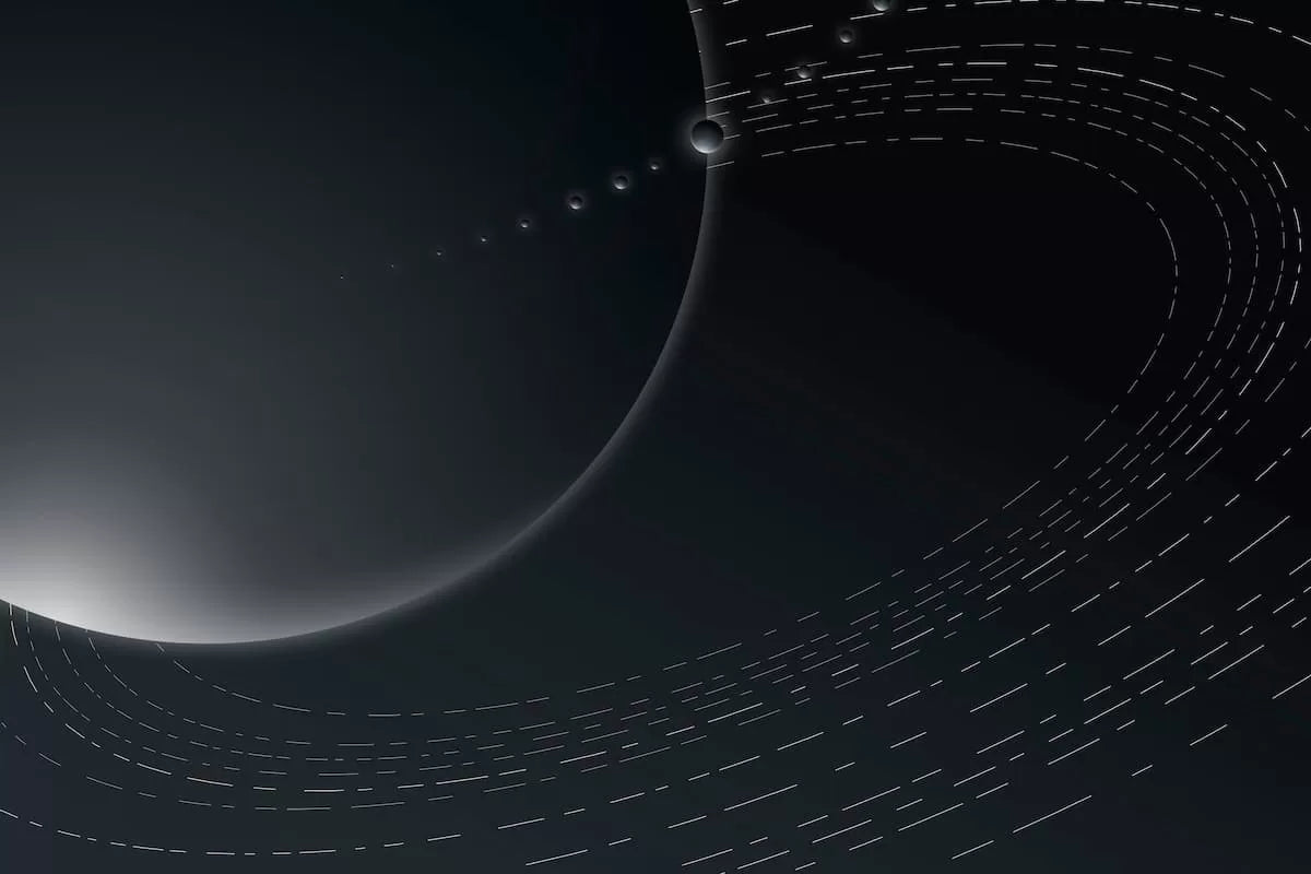 Papier‎ peint‎ noir‎ et‎ blanc‎ espace‎ planètes