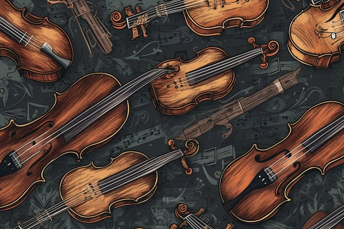 Papier‎ peint‎ violons