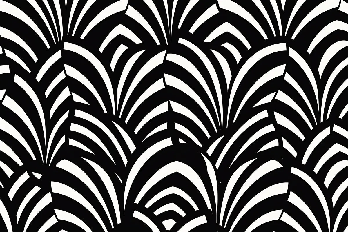 Papier‎ peint‎ noir‎ et‎ blanc‎ rayures