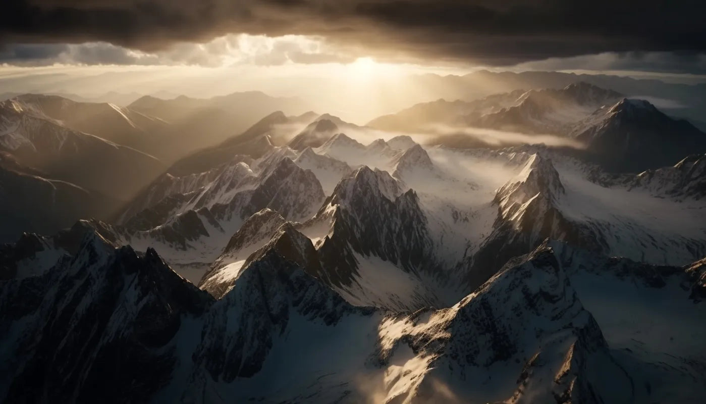 Papier‎ peint‎ sommet‎ de‎ montagne‎ majestueux
